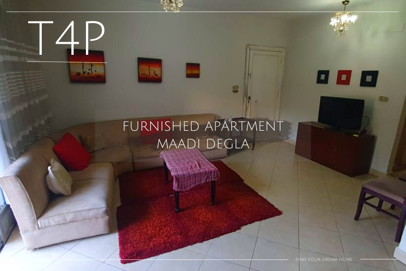 Book Furnished Apartment For Rent In Maadi Degla.