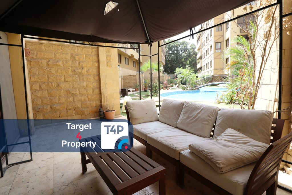 Duplex Ground Floor With Pool For Rent In Maadi