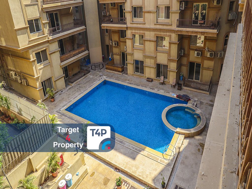 Furnished Apartment With Shared Pool For Rent In Maadi Sarayat.