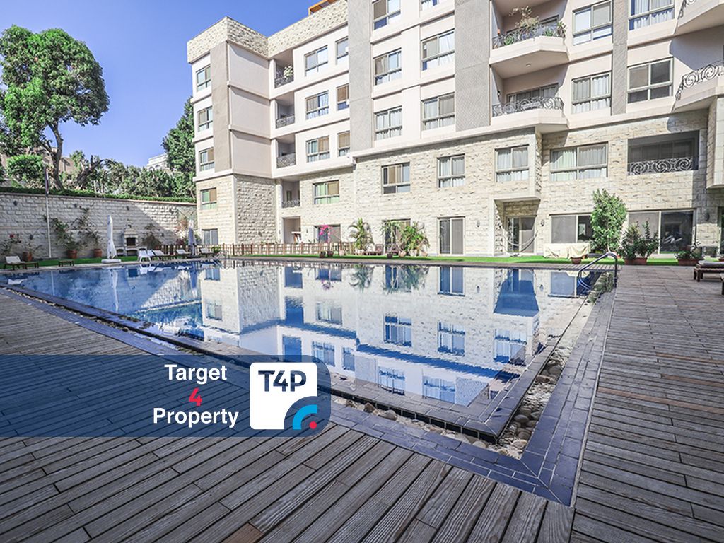Apartment With Shared Pool For Rent In Maadi Sarayat.